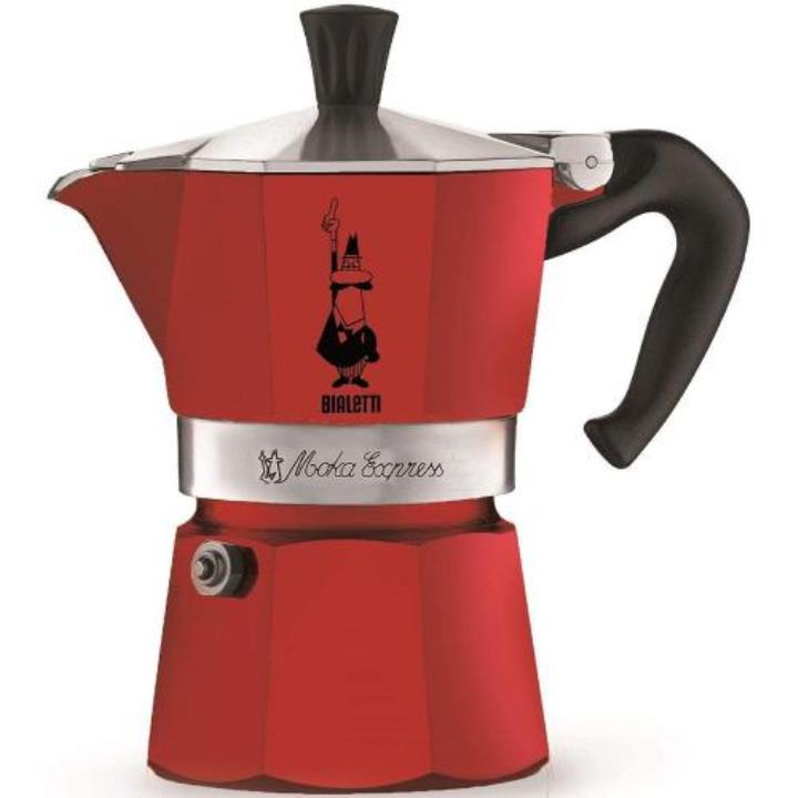 Bialetti 4942 Moka Express 180 ml 3 Fincan Kapasiteli Kahve Makinesi Kırmızı Yorumları