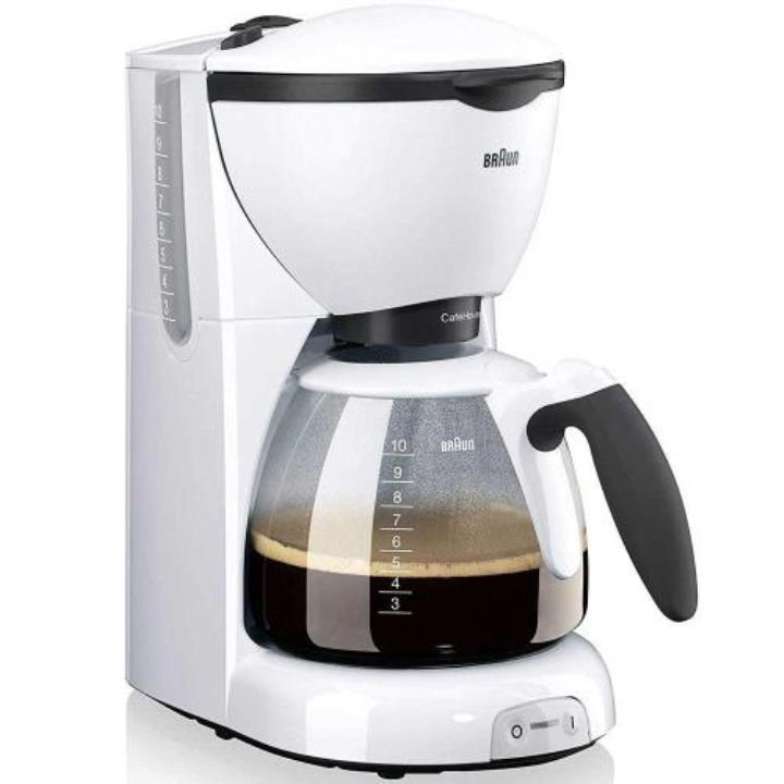 Braun KF-520 Cafe House 1100 W 10 Fincan Kapasiteli Filtre Kahve Makinesi Beyaz Yorumları