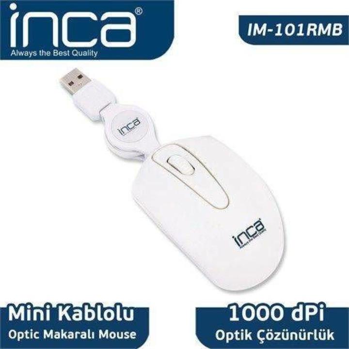 Inca IM-101Rmb Beyaz Mini Makaralı Usb Mouse Yorumları