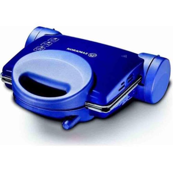 Korkmaz A307-04 Tostez Maxi 1800 W 2 Adet Pişirme Kapasiteli Teflon Çıkarılabilir Plakalı Izgara ve Tost Makinesi Mavi  Yorumları