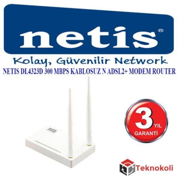 Netis DL4323D 300 Mbps ADSL2+ 4 Port Modem Yorumları