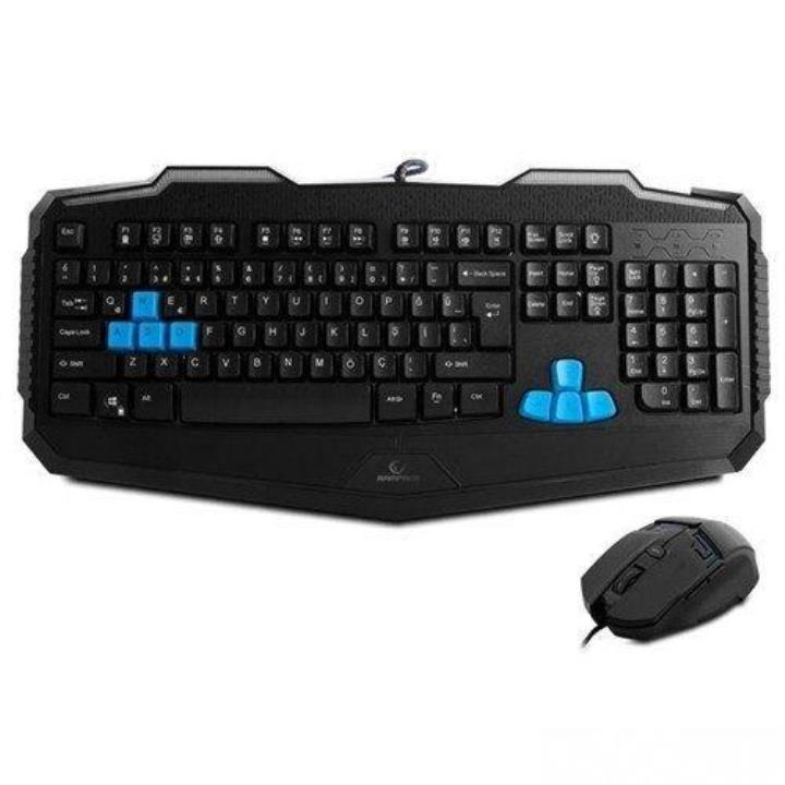Rampage KM-R10 Usb Ledli Gaming Multimedia Q Klavye Mouse Set siyah Yorumları
