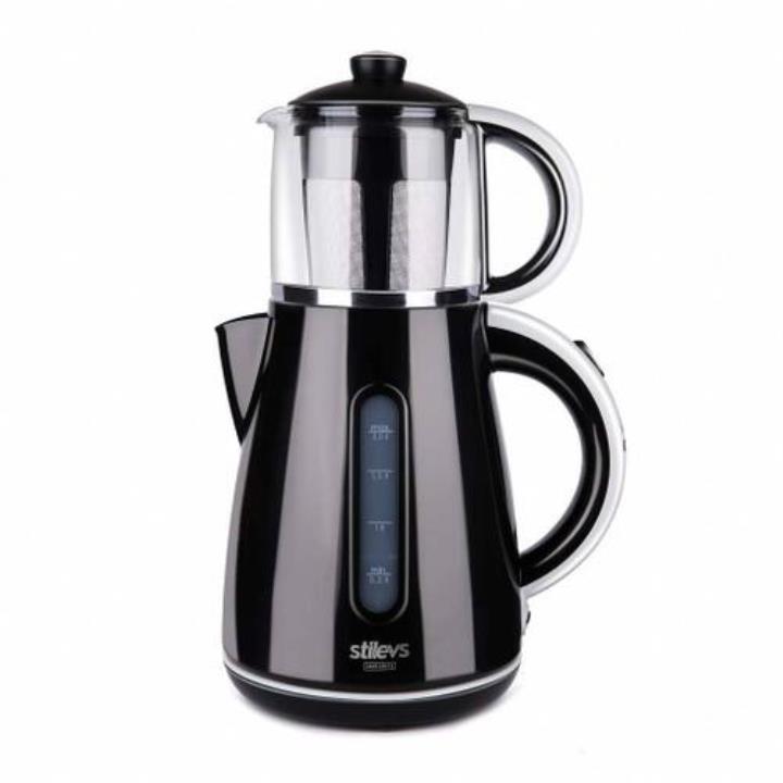 Stilevs Çays CM-16 1500 W 0.9 lt Demleme 2 lt Su Isıtma Kapasiteli Çay Makinesi Siyah-Gri Yorumları