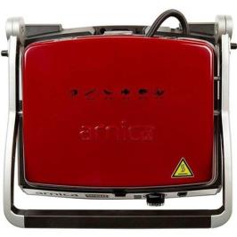 Arnica GH26243 Tostit Maxi 2000 W 6 Adet Pişirme Kapasiteli Teflon Çıkarılabilir Plakalı Izgara ve Tost Makinesi Kırmızı 