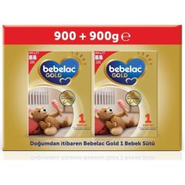 Bebelac Gold 1 0-6 Ay 2x900 gr Çoklu Paket Bebek Sütü