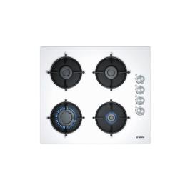 Bosch POP6C2B11O 4 Gözlü Gazlı Cam Yüzeyli Ocak Beyaz