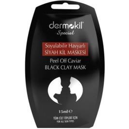 Dermokil 15 ml Soyulabilir Havyarlı Siyah Kil Maskesi 