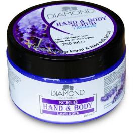 Diamond Hand Body Scrub Lavender Lavantalı 250 ml Peeling