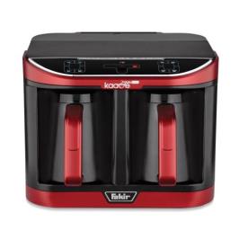 Fakir Kaave Dual Pro Rouge 1470 W 2300 ml 8 Fincan Kapasiteli Türk Kahvesi Makinesi Kırmızı