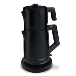 Goldmaster Teachef IN-6302S 2200 W 1 lt Demleme 2.1 lt Su Isıtma Kapasiteli Çay Makinesi Siyah
