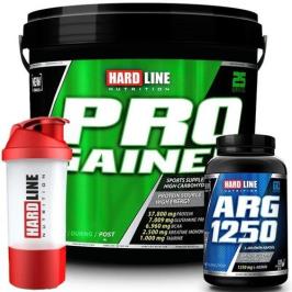 Hardline Progainer 5000 gr + ARG 1250 Protein Tozu