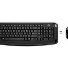 HP 300 Siyah Kablosuz Klavye ve Mouse Set
