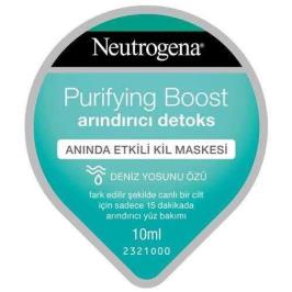 Neutrogena Purifying Boost Detoks Etkili Arındırıcı 10 ml Krem Maske 