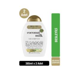 OGX Coconut Milk 2x385 ml Besleyici Şampuan