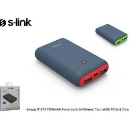 S-link Swapp Ip-s75 7500mAh Taşınabilir Şarj Cihazı