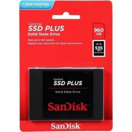SanDisk Plus SDSSDA-960G-G26 960 GB 2.5" 535-450 MB/s SSD Sabit Disk