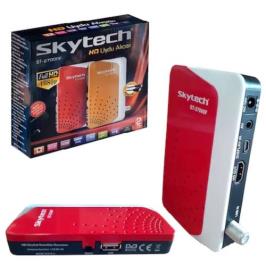 Skytech ST-27000 Full HD Mini Uydu Alıcısı kırmızı