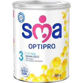 Sma 3 Optipro 1-3 Yaş 800 gr Bebek Devam Sütü