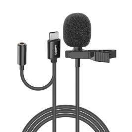 Snopy SN-MTK45 Siyah Typec Tik-tok Akıllı Telefon Kulaklık Çıkışlı Yaka Mikrofonu