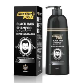 Softto Plus 350 ml Black Hair Şampuan