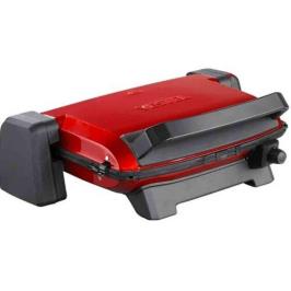 Vestel Sefa T2500  1800 W 6 Adet Pişirme Kapasiteli Teflon Çıkarılabilir Plakalı Izgara ve Tost Makinesi Kırmızı