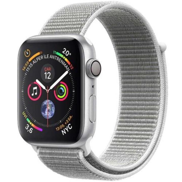 Apple Watch Series 4 40 mm Gümüş Rengi Alüminyum Kasa ve Deniz Kabuğu Spor Loop Akıllı Saat Yorumları