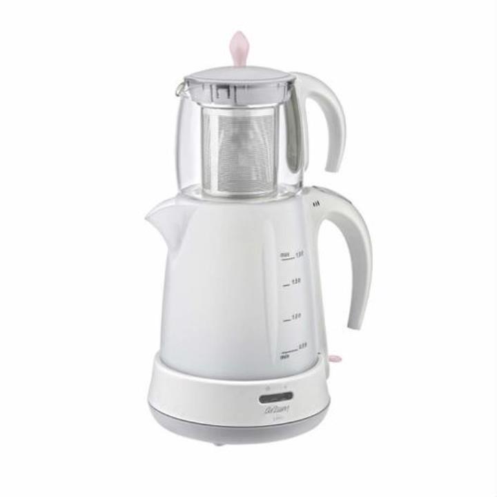 Arzum AR3002 1650 W 0.7 lt Demleme 1.9 lt Su Isıtma Kapasiteli Çay Makinesi Beyaz Yorumları