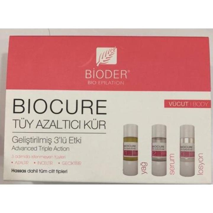 Bioder Bio Epilation Biocure Vücut 3'lü 10 ml Tüy Azaltıcı Kür Yorumları
