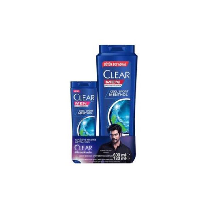 Clear Men Cool Sport Menthol 600 ml ve 180 ml Şampuan Seti Yorumları