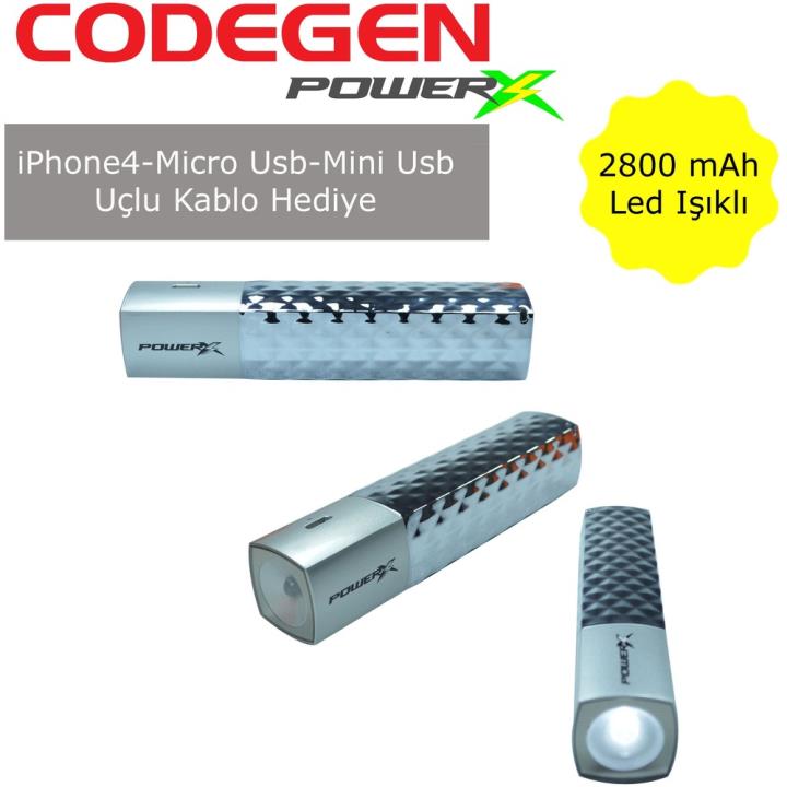 Codegen Powerx IF28-S Gümüş Powerbank Şarj Cihazı Yorumları