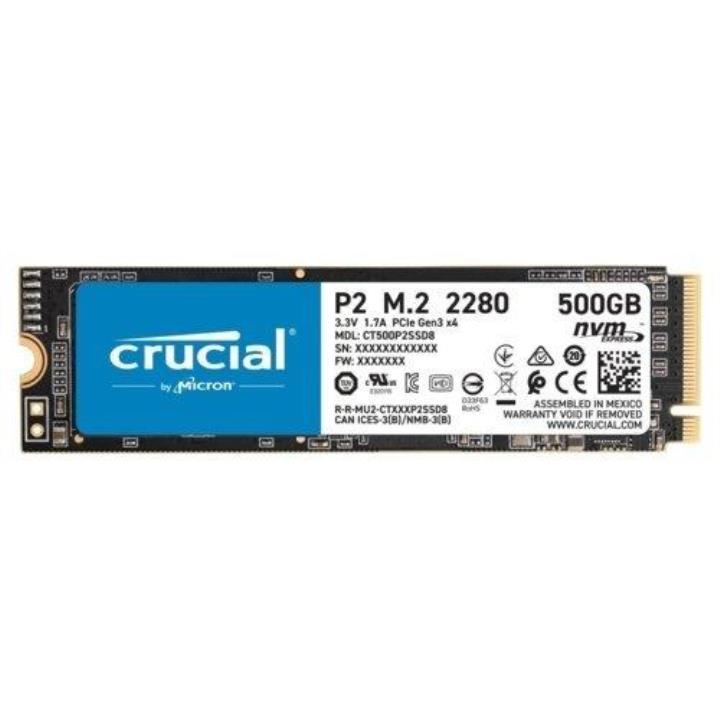 Crucial CT500P2SSD8 P2 500GB 2300-940MB/s NVMe PCI-e M2 SSD Yorumları
