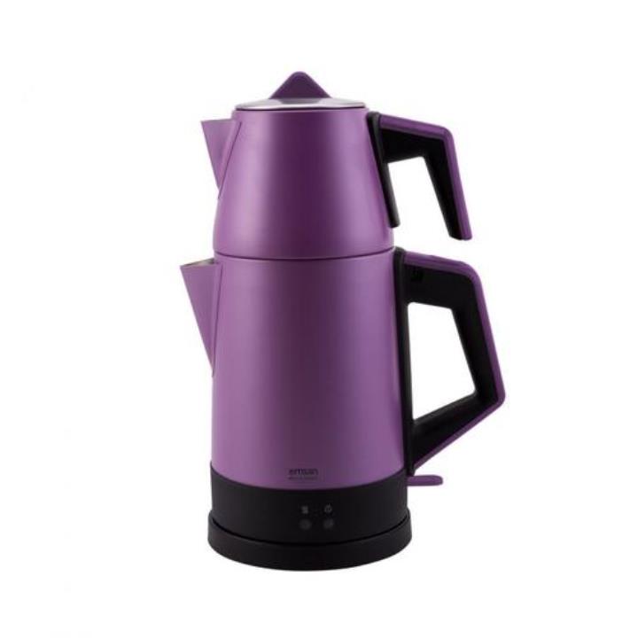 Emsan Bella Gusto 1800 W 0.7 lt Demleme 1.8 lt Su Isıtma Kapasiteli Elektrikli Çay Makinesi Violet Yorumları