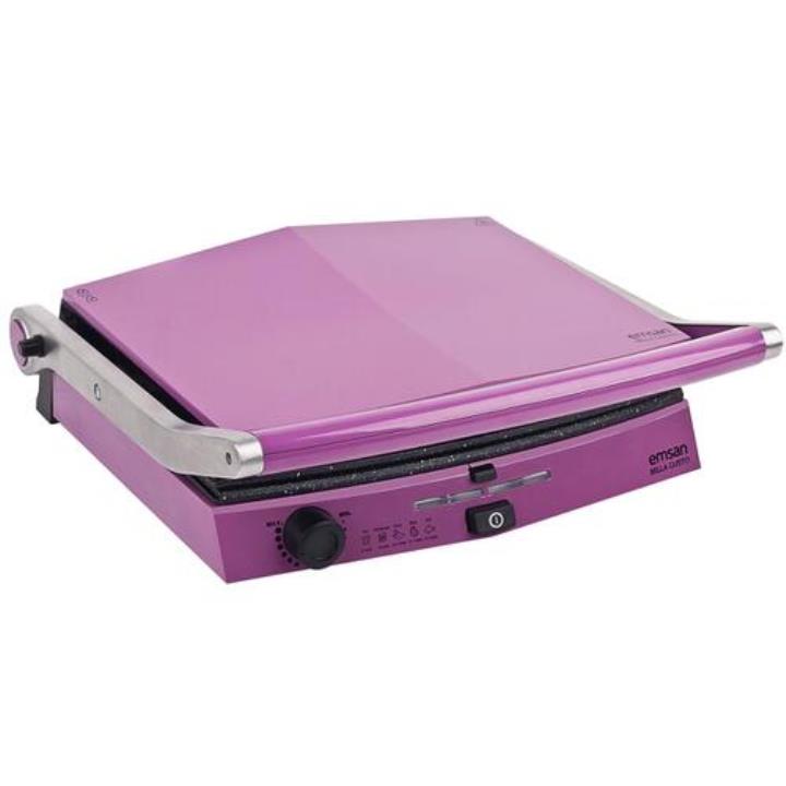 Emsan Bella Gusto Violet 2000 W 6 Adet Pişirme Kapasitesi Granit Çıkarılabilir Plaka Izgara ve Tost Makinesi Yorumları
