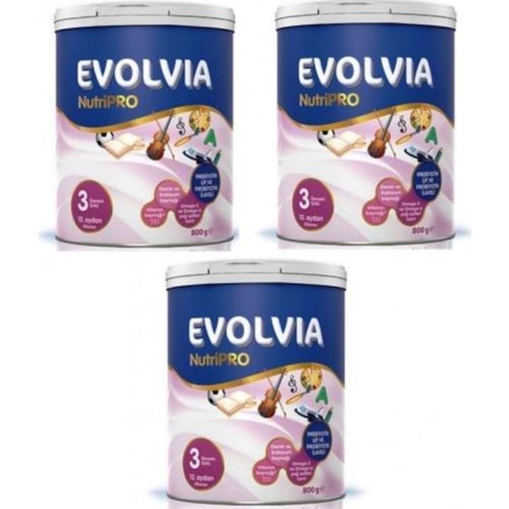 Evolvia Nutripro 3 12+ Ay 3x800 gr Çoklu Paket Bebek Devam Sütü Yorumları