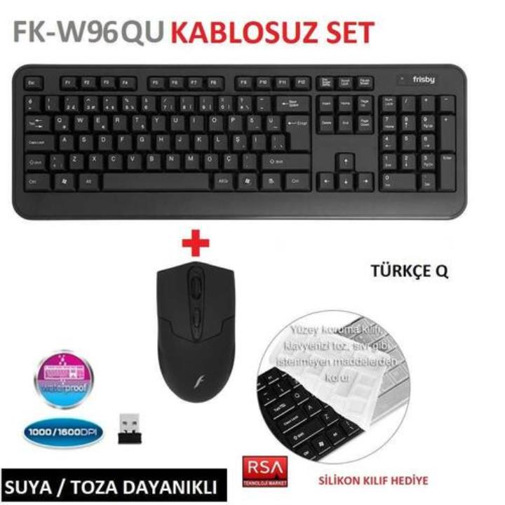 Frisby FK-W96Qu Kablosuz Klavye Mouse Set Yorumları