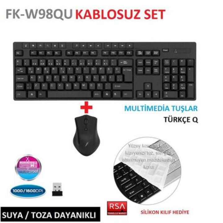 Frisby FK-W98QU Kablosuz Klavye Mouse Set Yorumları