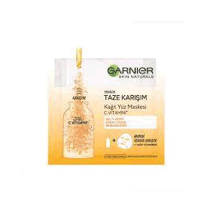 Garnier C Vitamini 33 gr x 3 Adet Taze Karışım Kağıt Yüz Maskesi Yorumları