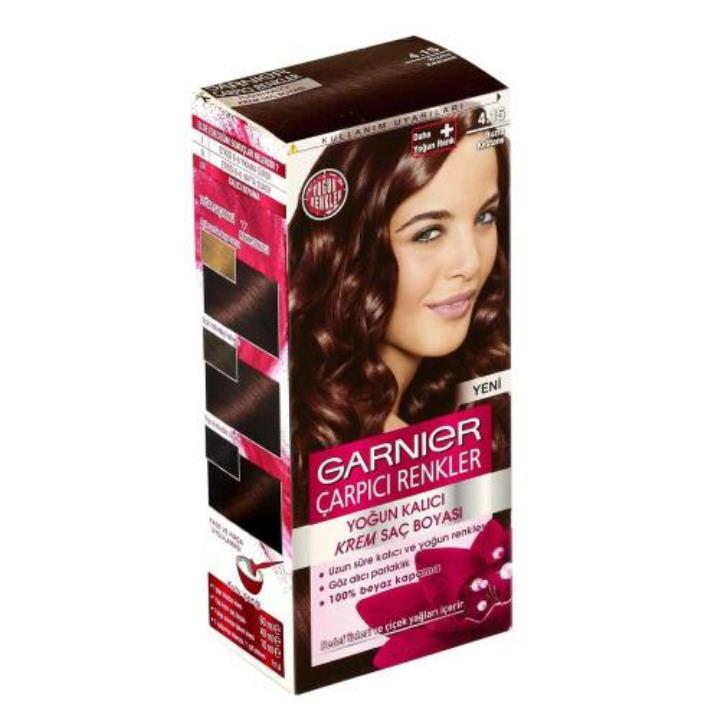 Garnier Çarpıcı Renkler 4.15 Buzlu Kestane Saç Boyası Yorumları