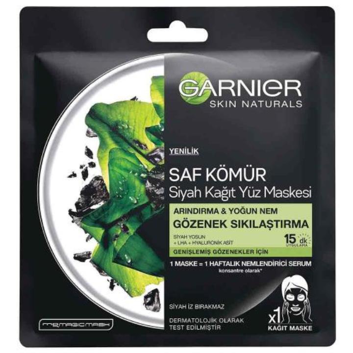Garnier Skin Naturals Kömürlü Kağıt Siyah Yosun Yüz Maskesi  Yorumları