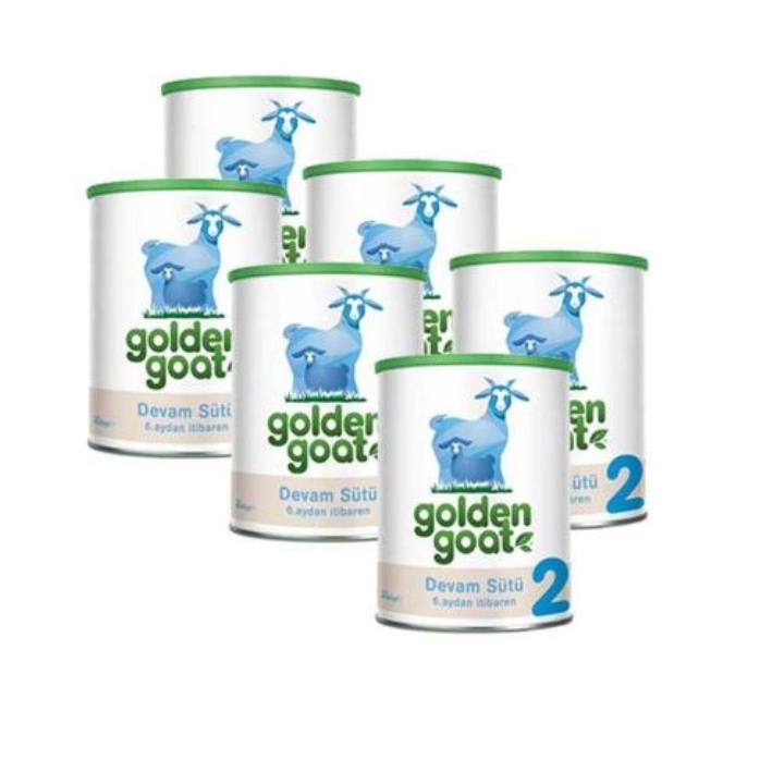 Golden Goat 2 Keçi Sütü Bazlı 6+ Ay 6x400 gr Çoklu Paket Bebek Devam Sütü Yorumları