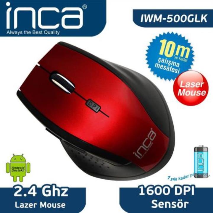 Inca IWM-500GLK Nano Laser Kablosuz Mouse Yorumları