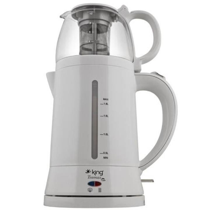 King K-8500 Tea Max 1500 W 1.2 lt Demleme 1.8 lt Su Isıtma Kapasiteli Çay Makinesi Beyaz Yorumları