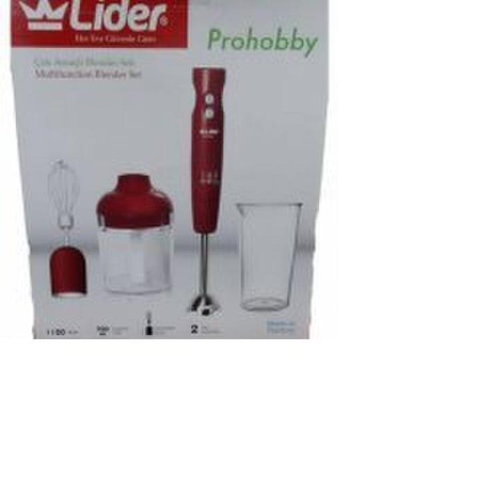 Lider LHB 130 Pro Hobby Kırmızı 1100W Blender Set Yorumları