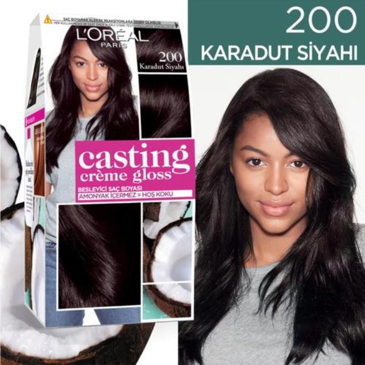 L'oréal Paris Casting Crème Gloss 200 Karadut Siyahı Saç Boyası  Yorumları