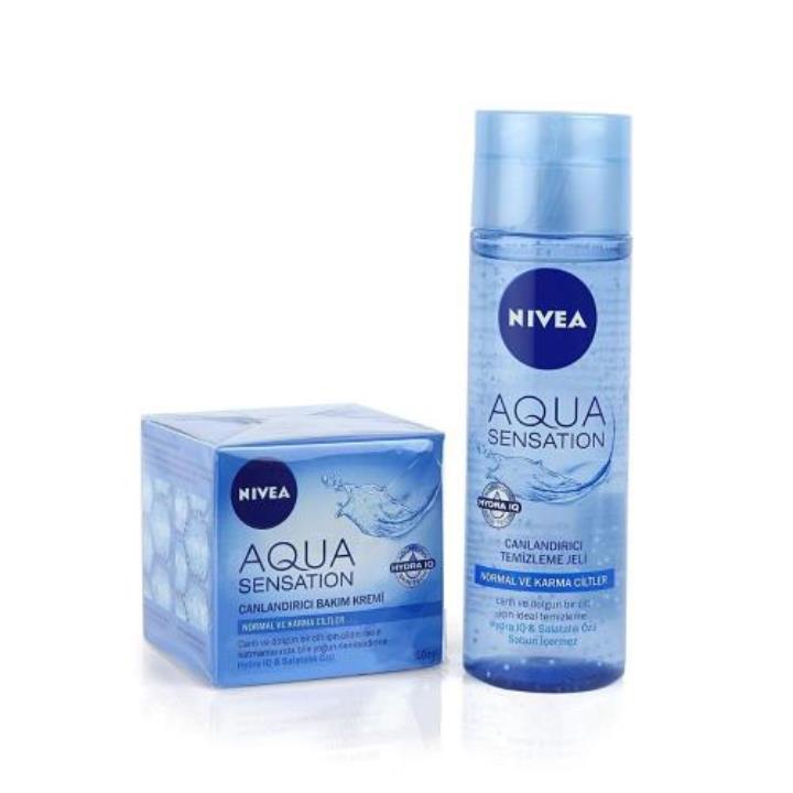 Nivea Aqua Sensation 200 ml Canlandırıcı Temizleme Jeli + 50 ml Canlandırıcı Bakım Kremi Yorumları