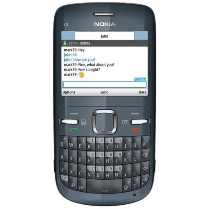 Nokia C3 55 MP 2.4 İnç 2 MP Cep Telefonu Siyah Yorumları