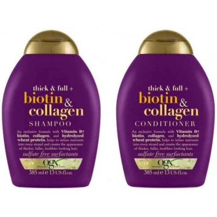 OGX Biotin & Collagen 385 ml Şampuan  + 385 ml Saç Kremi Yorumları