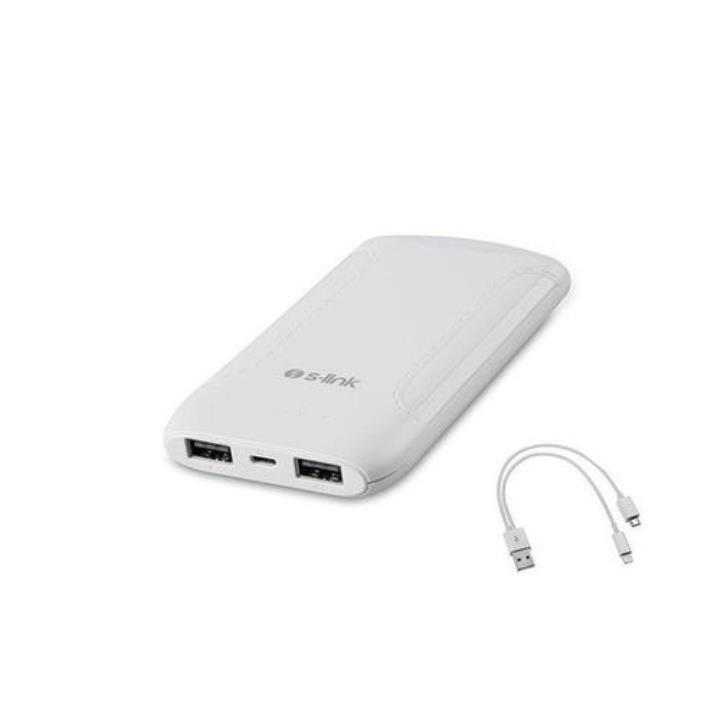 S-Link IP-844 8000 mAh 2A-1A Çift USB Çıkışlı Taşınabilir Şarj Cihazı Beyaz Yorumları