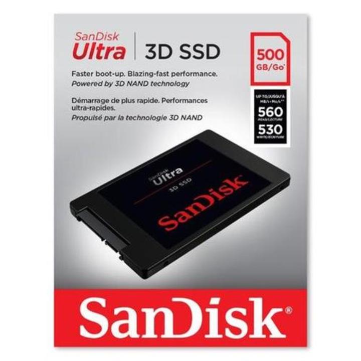 Sandisk Ultra 3D 500 GB 2.5" 560-530 MB/s SSD Sabit Disk Yorumları