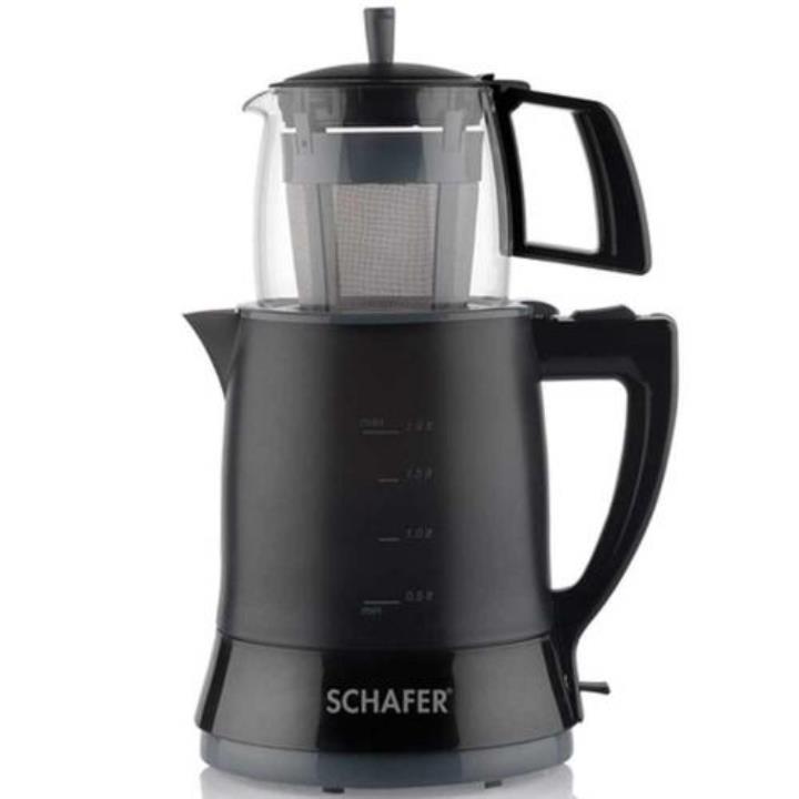 Schafer Teefan 1650 W 0.7 lt Demleme 1.9 lt Su Isıtma Kapasitesi Çay Makinesi Siyah Yorumları